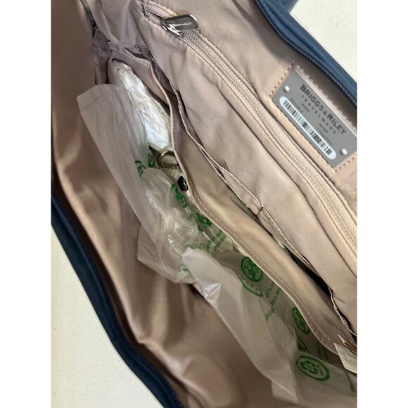 NWT Briggs & Riley Navy Blue Rhapsody Slim Business Case Laptop Travel Work Bag - Picture 8 of 8